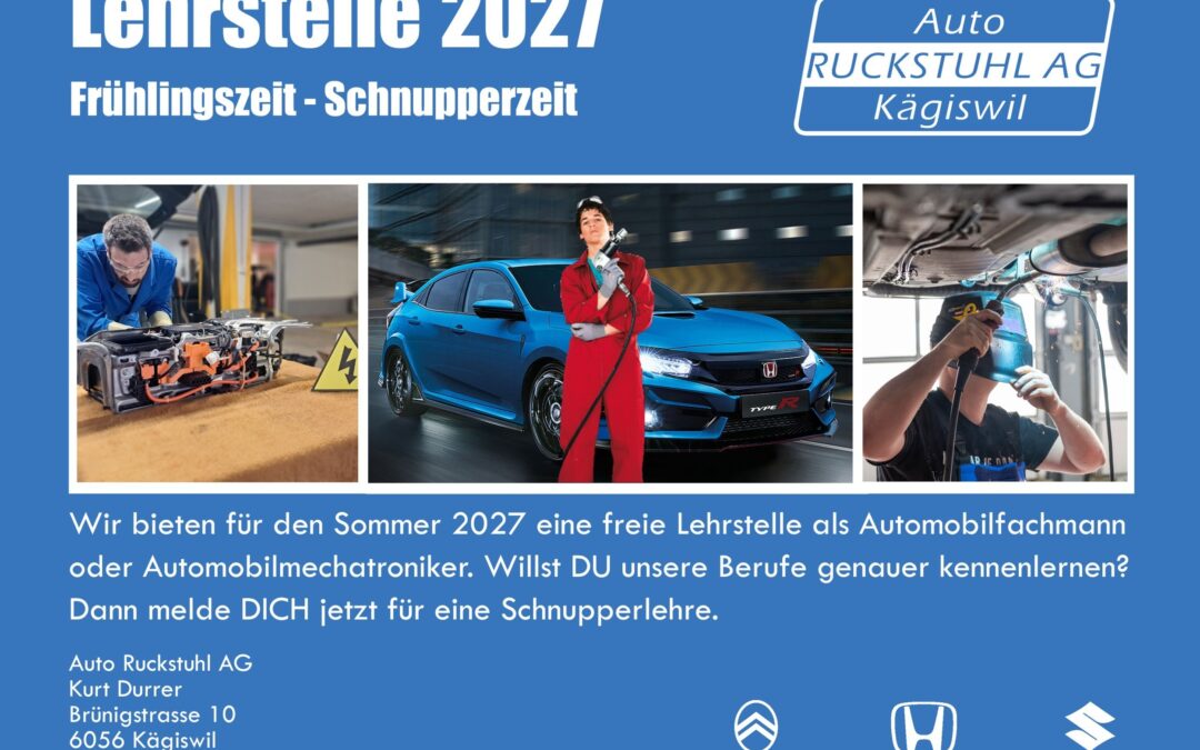 Lehrstelle / Schnupperlehre