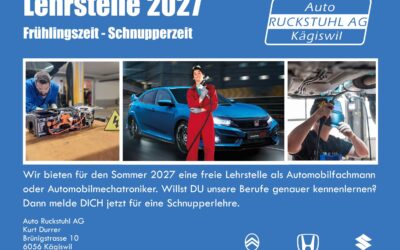 Lehrstelle / Schnupperlehre
